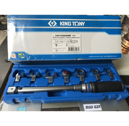 Bộ cần chỉnh lực 9x12 mm đầu rời 345102D08MR KINGTONY