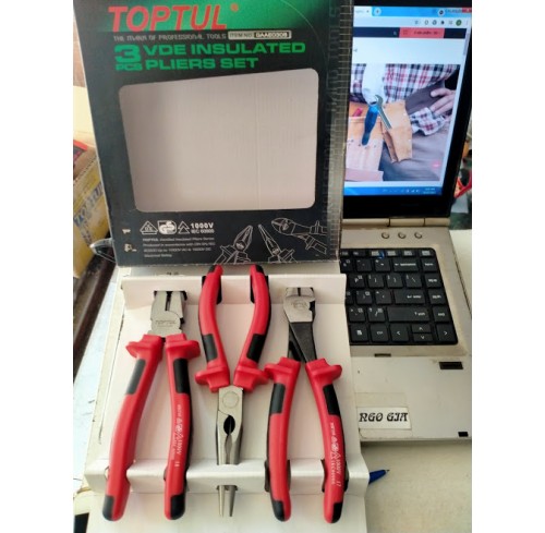 bộ kìm cách điện 8" toptul GAAE0308