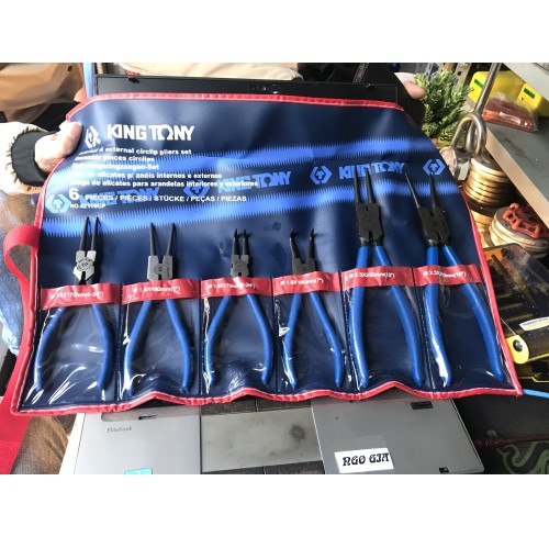 Bộ kìm mở phe 6 cái Kingtony 42116GP