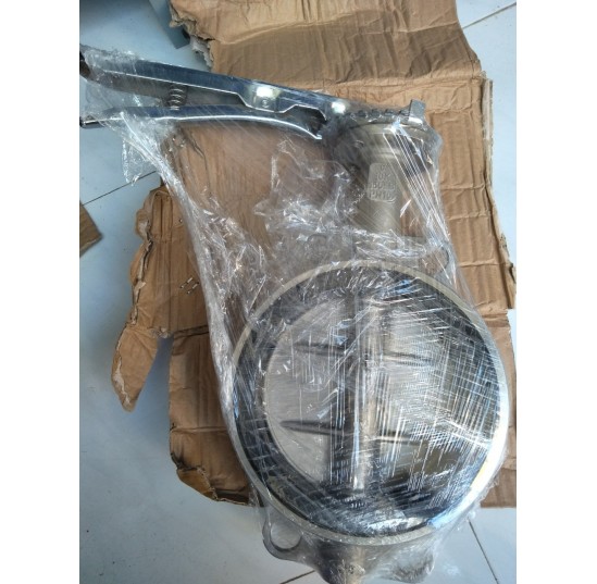 Van bướm tay gạt DN80 bằng gang Kizt